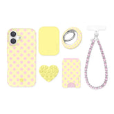 Buttercream Polka Dot iPhone Bundle Set