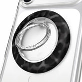 It Girl Black Leopard MagSafe Grip Ring