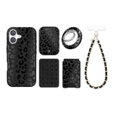 Black Leopard iPhone Bundle Set