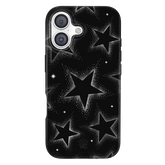 Crystal Chrome Stars iPhone Case