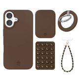 Espresso Brown iPhone Bundle Set - Grip