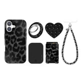 It Girl Black Leopard iPhone Bundle Set