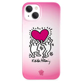 Keith Haring Pink Heart iPhone Case