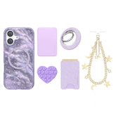 Lilac Celestial Stars iPhone Bundle Set