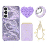 Lilac Celestial Stars Samsung Bundle Set