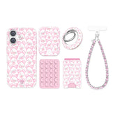 Lovely Pink Bows iPhone Bundle Set