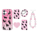 Lucky Kittens Glitter iPhone Bundle Set