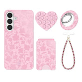 Magical Mauve Floral Samsung Bundle Set