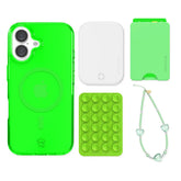 Neon Green iPhone Bundle Set - Wallet