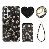 Nightbloom Gold Chrome Floral Samsung Bundle Set