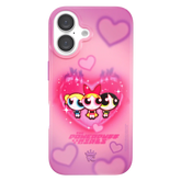 The Powerpuff Girls Airbrush Hearts iPhone Case