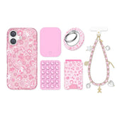 Pink Christmas Glitter iPhone Bundle