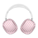 Pink Chrome Stripes AirPod Max Case