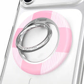 Pink Vibe Checkered MagSafe Grip Ring