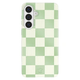 Pistachio Vibe Checkered Samsung Case