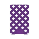 Violet Glow Polka Dot MagSafe Wallet
