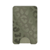 Olive Leopard MagSafe Wallet