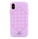 Pink Bandana iPhone Case by Kendall Vertes