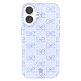 Lovely Blue Bows iPhone Case