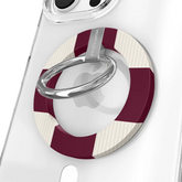Burgundy Vibe Checker MagSafe Grip Ring