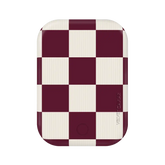 Burgundy Vibe Checker Portable MagSafe Charger Power Pack