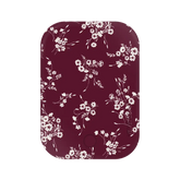 French Burgundy Floral Portable MagSafe Charger Power Pack