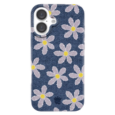Denim Daisy iPhone Case