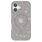 Grey Stardust Glitter iPhone Case