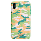Olive Camo iPhone Case by Kendall Vertes