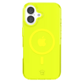 Neon Yellow Clear iPhone Case