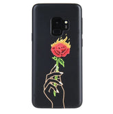 Neon Rose iPhone Case by Nessa