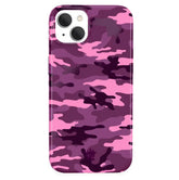 Magenta Camo iPhone Case