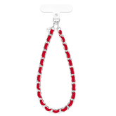 Red Leather Chain Phone Charm