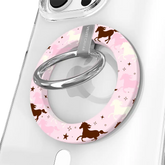Pink Pony Glitter MagSafe Grip Ring