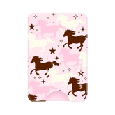 Pink Pony Glitter MagSafe Wallet
