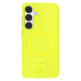 Neon Yellow Clear Samsung Case