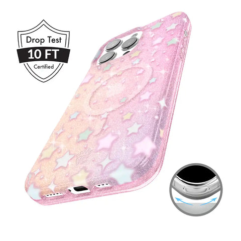 Falling Star Glitter iPhone Case