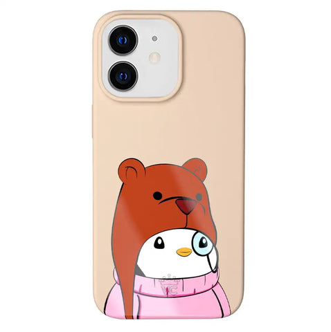 Pudgy Penguins Huddle Up iPhone Case
