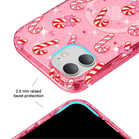 Pink Peppermint Princess iPhone Case