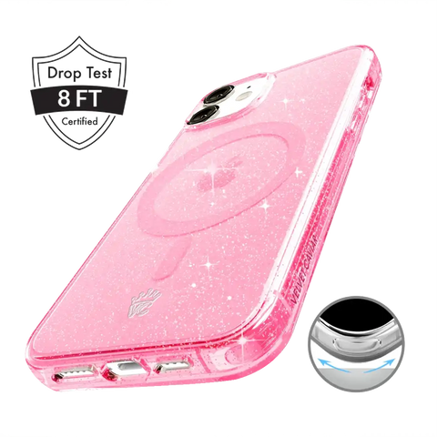 Pink Stardust Glitter iPhone Case