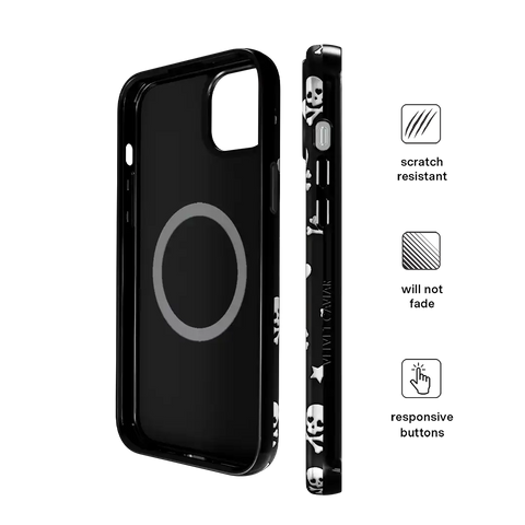 Chrome Skulls iPhone Case