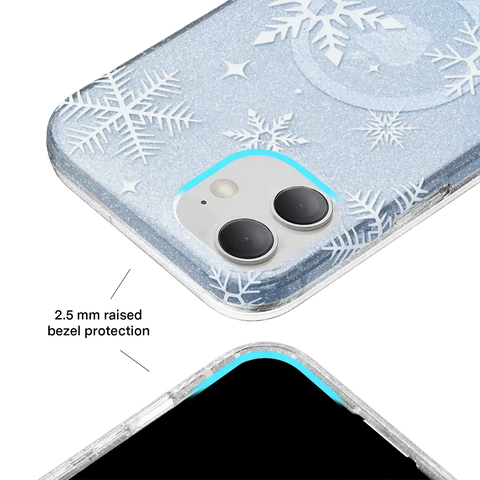Snow Angel Glitter iPhone Case