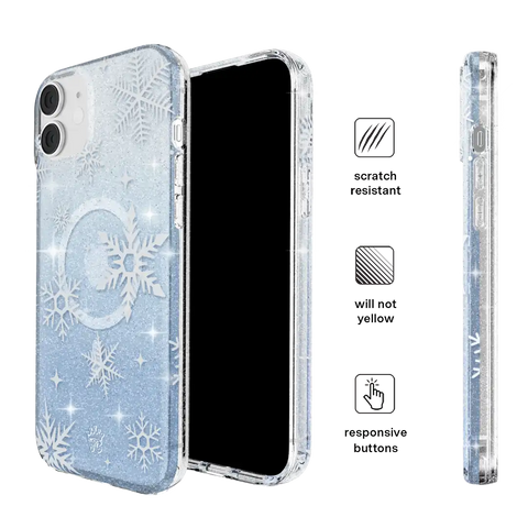Snow Angel Glitter iPhone Case