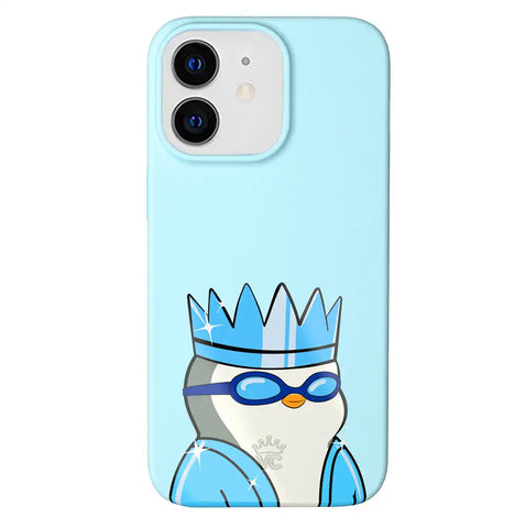 Pudgy Penguins Polar Blue iPhone Case