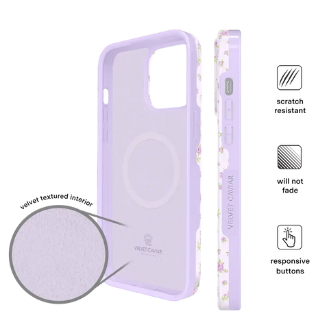 Dainty Lilac Floral iPhone Case