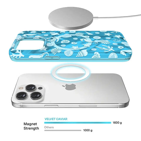 Aquamarine Holo iPhone Case
