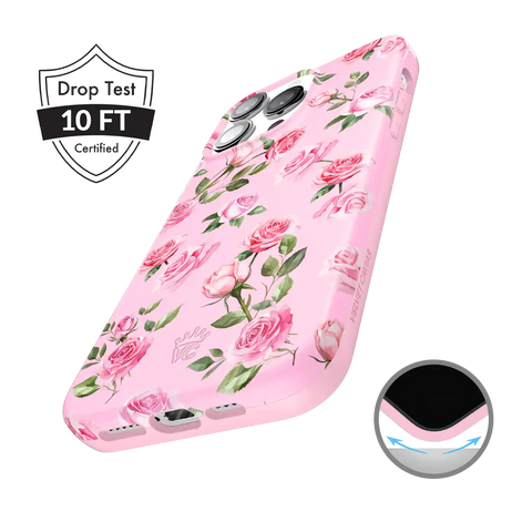 Baby Pink Roses iPhone Case