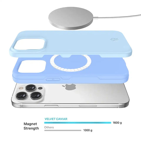 Cotton Candy Blue iPhone Case