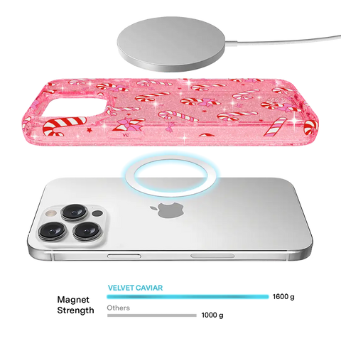 Pink Peppermint Princess iPhone Case