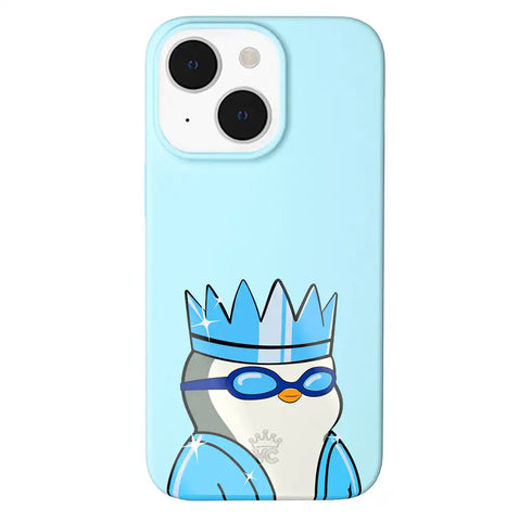 Pudgy Penguins Polar Blue iPhone Case